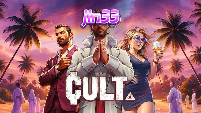 Tampilan visual slot bertema misterius dengan simbol ritual dan suasana gelap